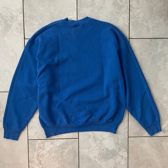 Vintage Proud To Be An American Bald Eagle Blue Crewneck Sweater XL - Picture 3 of 6